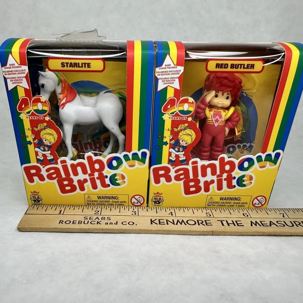 Rainbow Brite 40 Years Mini Figures TLS ToysLoyal Subjects CheeBee‎ Set of 2 NEW